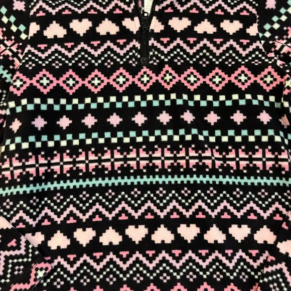 Place Girls Fleece Quarter Zip sweatshirt size 14 - Picture 2 of 5